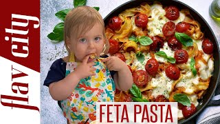 Baked Feta Pasta Recipe shorts [upl. by Henka41]