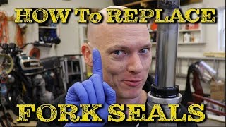 Honda CB750 Fork Seal Replacement How TO [upl. by Lita]