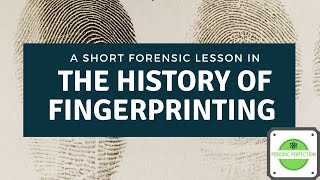 History of Fingerprinting [upl. by Ashwin338]