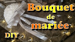 DIY Bouquet de mariée facile [upl. by Onnem209]