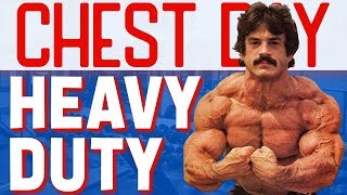 Mike Mentzer  Chest Workout  Heavy Duty Series [upl. by Nart]