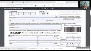 A Guide to Texas Franchise Tax  Deb Evans Tax Co [upl. by Yllac]