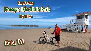 Exploring Presque Isle State Park By Bike  Erie PA [upl. by Halonna]