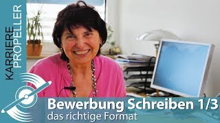 Bewerbung Schreiben 13 richtiges Format [upl. by Moorefield]