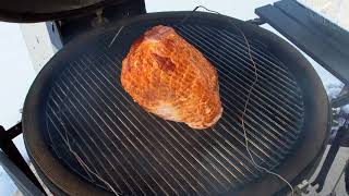 Spiral Ham On The Kamado Joe [upl. by Linell689]