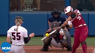 Jocelyn Alos BOMB breaks Oklahoma singleseason HR record 💣 [upl. by Pansie]