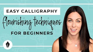 The EASIEST Way To Start Flourishing Your Calligraphy For Beginners [upl. by Janela604]