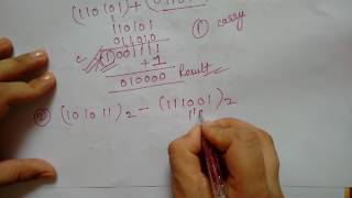 binary subtraction using 1 s complement [upl. by Bart]