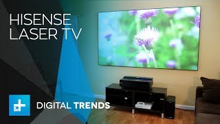 Hisense Laser TV  Hands On Projector Review [upl. by Maccarone]