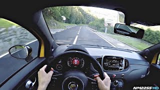 2017 Abarth 595 Competizione POV Drive on Winding Roads  Lovely Sounds [upl. by Treacy858]