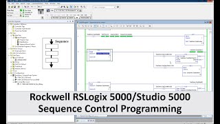 AB05 Rockwell RSLogix 5000 amp Studio 5000 Sequence Control Programming [upl. by Nek]