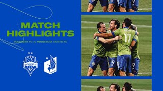 HIGHLIGHTS Seattle Sounders FC vs Minnesota United  December 7 2020 [upl. by Oflodur]