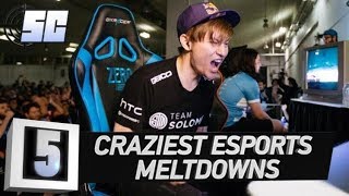 5 Craziest Meltdowns in eSports History  LoL eSports [upl. by Enilatan603]