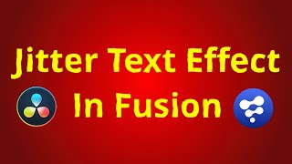 Jitter Text Effect in Fusion [upl. by Eng]