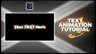 TEXT ANIMATION \  alight motion tutorial  Part 2 [upl. by Nahtaoj]