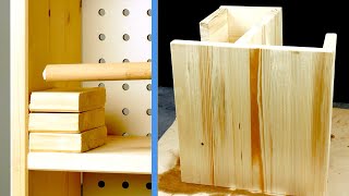 12 unglaublich simple DIY Möbel aus Holz zum Selberbauen [upl. by Cilka]