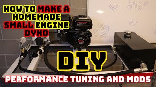 Homemade Dyno small engine DIY dynamometer [upl. by Zealand929]