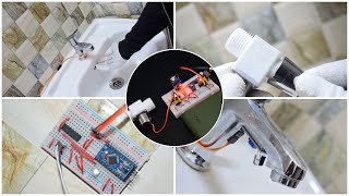 AUTOMATIC WATER TAP USING ARDUINO AND INFRARED SENSOR [upl. by Thursby]