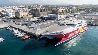 Spain Morocco Ferry Fantastic Crossing of the Straits of Gibraltar [upl. by Webster361]