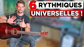 6 RYTHMIQUES INDISPENSABLES À LA GUITARE  Avec Exemples [upl. by Ahsyle]