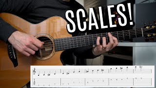 How to Practice Scales on Guitar  5 Levels [upl. by Gorga878]