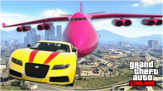 AWESOME GTA 5 STUNTS amp FAILS Funny Moments Compilation [upl. by Maidie]