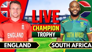 South Africa vs England Match 11  Live Cricket Match Today  SA vs ENG  Champions Trophy [upl. by Nosnor]