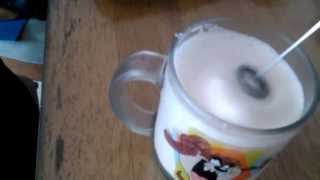 Aerolatte Review Frothing Cold Milk In Under 1 Minute [upl. by Rosy575]