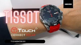 Unboxing Tissot T Touch Connect Solar T1214204705101 [upl. by Lemhaj]