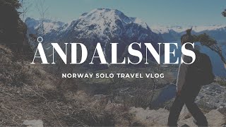 ÅNDALSNES NORWAY  SOLO TRAVEL VLOG  Eggen Restaurant Nesaksla Mountain [upl. by Yeltnarb]