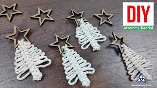 MACRAME CHRISTMAS TREE TUTORIAL [upl. by Ruthanne]