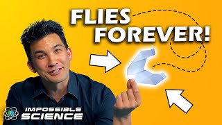 A Paper Airplane That Flies Forever  Impossible Science on Location [upl. by Lagasse]