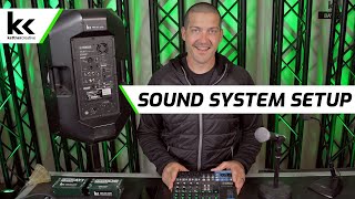 How To Setup A Sound System [upl. by Meriel]