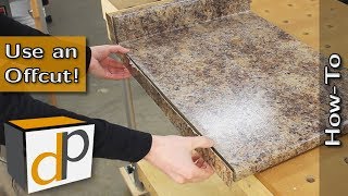 How To MAKE and Install a Countertop End Cap [upl. by Lammond]