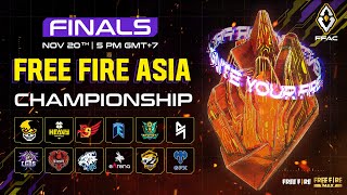 ENG Free Fire Asia Championship  Finals  Free Fire Esports [upl. by Errised]