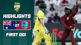 Australia v West Indies 202324  First ODI [upl. by Aillij]