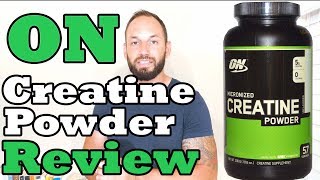 Micronized Pure Creatine Powder Optimum Nutrition Supplement Review [upl. by Thilde]