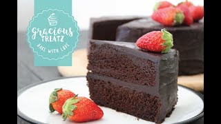 Eggless Moist Chocolate Cake Recipe [upl. by Eneladgam]