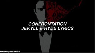 Confrontation  Jekyll amp Hyde Lyrics [upl. by Breger]