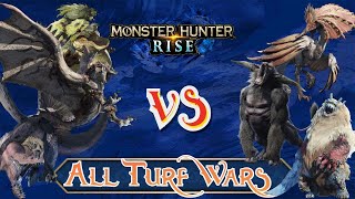 Monster Hunter Rise All Turf Wars Part 2 [upl. by Elohc753]