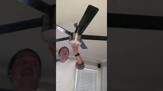 How to remove stuckstubborn glass shade dome ceiling fan or light [upl. by Ecirtaeb237]