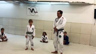 7 years old kid received BJJ Black Belt [upl. by Zul]