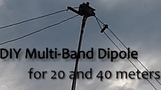 Building a DIY MultiBand Dipole for HF [upl. by Annoeik702]